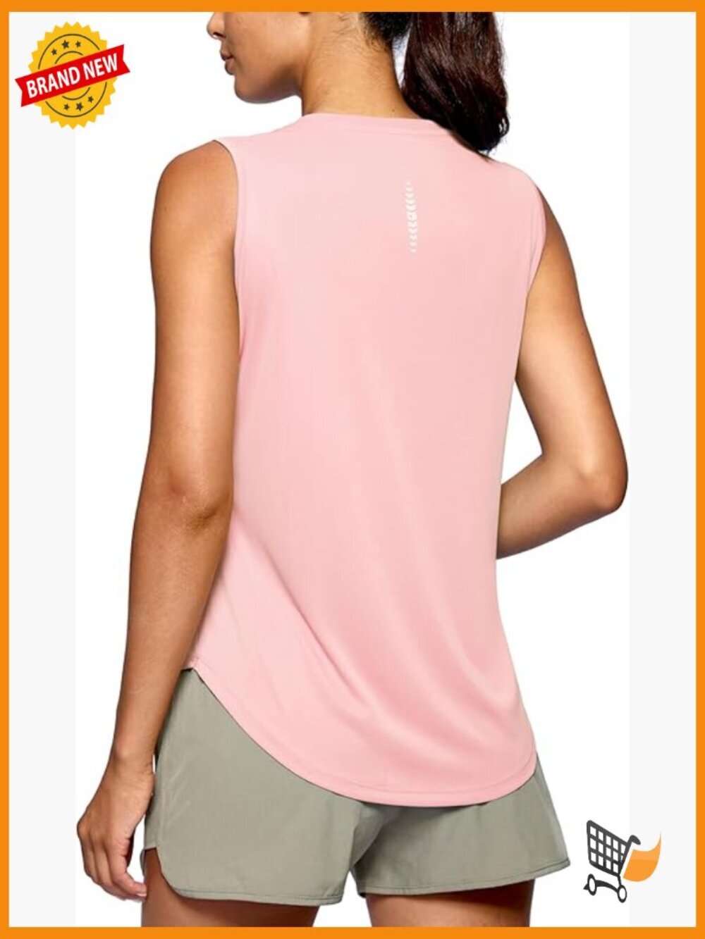 Women's High Neck Sleeveless Athletic Tank Top - Lightweight Moisture Wicking